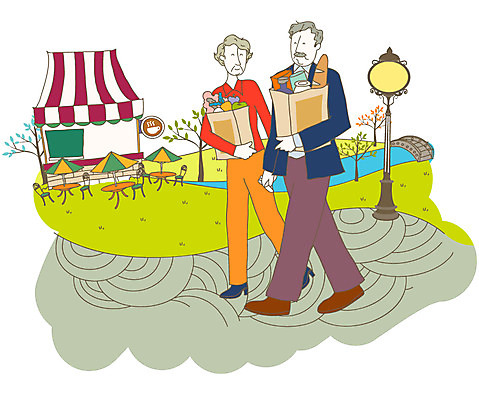 EPS 주간 전신 나무 라이프스타일 부부 커플 공공시설 여자 노년 남자 행복 길 여유 가로등 일러스트 하늘 출입구 거리 사랑 사람 취미 야외 두명 라이프 실버라이프 쇼핑 장보기 강 식당 노부부 실버 외출 노인복지 실버타운 가교 노인만 성인만 국내일러스트 자연요소 식물 건축물 감정 관계 성인 생활 상점 복지 시설 파일형식 벡터