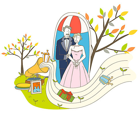 EPS 주간 전신 나무 라이프스타일 부부 커플 드레스 여자 노년 남자 행복 여유 음악 일러스트 선물 사랑 사람 정장 턱시도 잔디 취미 야외 두명 라이프 실버라이프 새싹 노부부 실버 노인복지 축음기 실버타운 결혼기념일 오선 노인만 성인만 국내일러스트 자연요소 식물 옷 기념일 감정 음향기기 관계 문화예술 성인 생활 골동품 복지 파일형식 벡터