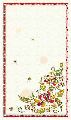 EPS 식물 한국문화 한국전통 꽃 백그라운드 잎 무늬 꽃무늬 패턴 일러스트 한국 국화 가을꽃 사람없음 전통문양 당초문 국내일러스트 동양문화 전통 문양 아시아 파일형식 벡터 가을_계절