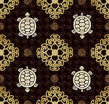 EPS 동물 척추동물 한국문화 한국전통 백그라운드 무늬 패턴 일러스트 파충류 한국 사람없음 전통문양 거북이 국내일러스트 동양문화 전통 문양 아시아 파일형식 벡터