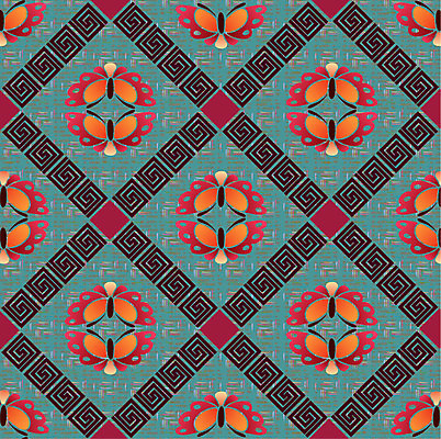 EPS 한국문화 한국전통 나비 곤충 백그라운드 무늬 패턴 절지류 일러스트 한국 사람없음 전통문양 국내일러스트 동물 동양문화 전통 문양 아시아 파일형식 벡터