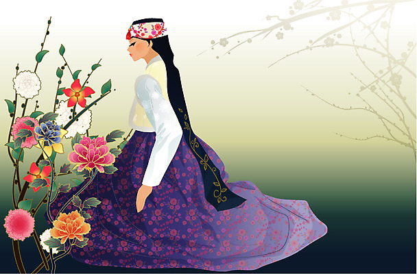 EPS 전신 식물 한국문화 한국전통 여자 명절 꽃 일러스트 새해 국화 한명 사람 앉기 20대 성인 나뭇가지 전통의상 한복 미인 치마저고리 아얌 관모 여자만 여자한명만 성인여자만 청년만 청년여자만 성인한명만 청년여자한명만 성인여자한명만 성인만 국내일러스트 나무 1 동양문화 전통 기념일 모션 전통소품 한국 청년 파일형식 벡터