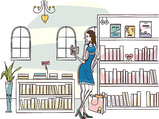 EPS 우먼라이프 여자 일러스트 창문 실내 한명 사람 20대 성인 책 쇼핑 독서 서점 여자만 여자한명만 성인여자만 청년만 청년여자만 성인한명만 청년여자한명만 성인여자한명만 성인만 국내일러스트 1 라이프스타일 청년 내부 상점 파일형식 벡터