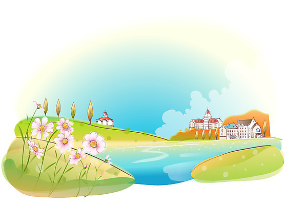 EPS 주간 구름 해외풍경 사계절 계절 꽃 호수 백그라운드 일러스트 자연 하늘 주택 풍경 사람없음 야외 강 마을 가을풍경 가을 코스모스 가을배경 국내일러스트 자연요소 식물 해외 건물 생태계 파일형식 벡터 가을_계절