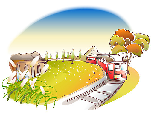 EPS 주간 나무 해외풍경 사계절 계절 길 여행 백그라운드 일러스트 교통시설 자연 하늘 풍경 사람없음 야외 마을 가을풍경 기찻길 기차 운송업 가을 철도의날 가을배경 국내일러스트 자연요소 식물 해외 산업 육상교통 교통 대중교통 시설 생태계 파일형식 벡터 법정기념일 가을_계절