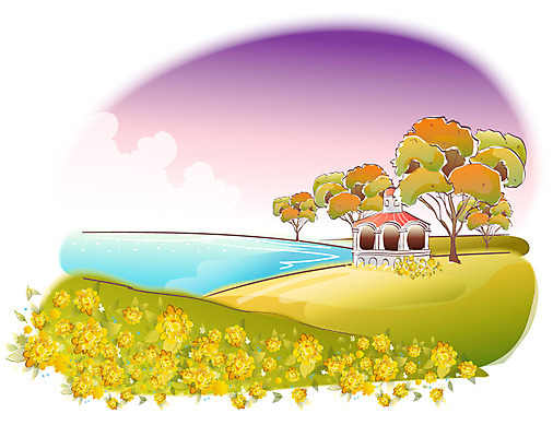 EPS 주간 나무 구름 해외풍경 사계절 계절 호수 바다 백그라운드 일러스트 자연 하늘 국화 풍경 사람없음 야외 마을 가을풍경 가을 가을배경 국내일러스트 자연요소 식물 해외 꽃 생태계 파일형식 벡터 가을_계절