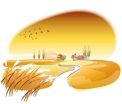 EPS 나무 해외풍경 사계절 계절 길 컬러 백그라운드 일러스트 자연 조류 주택 갈대 풍경 사람없음 야외 마을 가을풍경 주황색 일몰 가을 억새 가을배경 국내일러스트 식물 동물 해외 건물 노을 생태계 파일형식 벡터 가을_계절