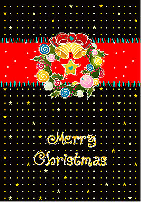 EPS 템플릿 기념일 크리스마스장식 크리스마스 카드템플릿 크리스마스용품 크리스마스카드 사람없음 장식 화환 종 오브젝트 이미지템플릿 카드프레임 꽃 카드_감사 프레임 이벤트 용품 파일형식 벡터