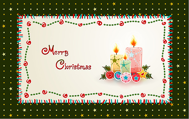 EPS 템플릿 문양 기념일 별 크리스마스 패턴 카드템플릿 초 촛불 크리스마스카드 사람없음 장식 오브젝트 이미지템플릿 카드프레임 자연요소 무늬 카드_감사 프레임 이벤트 파일형식 벡터