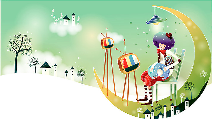 EPS 나무 구름 계절 남자 겨울 일러스트 상상 청소년 조명 주택 한명 사람 소년 야외 10대 판타지 텔레비전 꿈 달 초승달 상상캐릭터 남자만 남자한명만 십대만 십대남자만 십대남자한명만 국내일러스트 일러캐릭터 자연요소 식물 캐릭터 1 어린이 건물 전자제품 파일형식 벡터