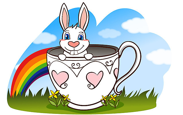 EPS 주간 동물 구름 척추동물 캐릭터 한마리 육지동물 꽃 동물캐릭터 무지개 일러스트 포유류 하늘 잔 애니멀프린트 사람없음 야외 컵 토끼 커피잔 토끼캐릭터 일러캐릭터 자연요소 식물 1 식기 커피 반려동물 파일형식 벡터