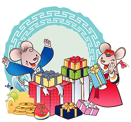 EPS 동물 척추동물 캐릭터 한국전통 육지동물 동물캐릭터 일러스트 포유류 전통캐릭터 새해 복주머니 선물 사람없음 전통문양 십이지신 운세 부 재산 쥐띠 쥐 전통의상 한복 쥐캐릭터 무자년 새해선물 일러캐릭터 전통 문양 전통소품 한국 금융 설치류 파일형식 벡터 명절선물