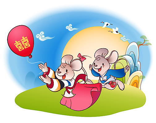 EPS 주간 동물 구름 척추동물 캐릭터 한국전통 육지동물 커플 명절 한쌍 동물캐릭터 일러스트 포유류 전통캐릭터 새해 산 사람없음 야외 태양 십이지신 운세 소나무 쥐띠 쥐 전통의상 한복 쥐캐릭터 풍선 무자년 일러캐릭터 자연요소 나무 전통 기념일 관계 한국 설치류 파일형식 벡터