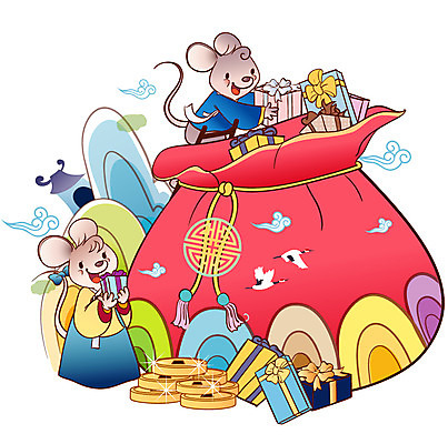 EPS 동물 구름 척추동물 캐릭터 한국전통 육지동물 커플 명절 한쌍 동물캐릭터 일러스트 포유류 전통캐릭터 새해 산 복주머니 선물 사람없음 전통문양 십이지신 운세 부 재산 쥐띠 쥐 전통의상 한복 쥐캐릭터 무자년 새해선물 일러캐릭터 자연요소 전통 문양 기념일 관계 전통소품 한국 금융 설치류 파일형식 벡터 명절선물