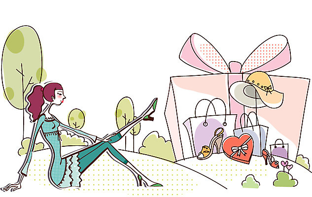 EPS 나무 우먼라이프 라이프스타일 잡화 계절 여자 일러스트 포장 선물 한명 사람 초원 20대 성인 쇼핑 봄 언덕 여자만 여자한명만 성인여자만 청년만 청년여자만 성인한명만 청년여자한명만 성인여자한명만 성인만 국내일러스트 식물 1 청년 생활 파일형식 벡터