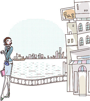 EPS 우먼라이프 라이프스타일 계절 여자 일러스트 한명 사람 빌딩 20대 성인 야외 건물 쇼핑 강 상점 봄 유람선 백화점 상업시설 여자만 여자한명만 성인여자만 청년만 청년여자만 성인한명만 청년여자한명만 성인여자한명만 성인만 국내일러스트 1 건축물 배_교통 청년 생활 시설 상업 파일형식 벡터