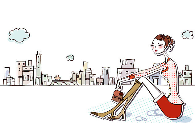 EPS 구름 우먼라이프 라이프스타일 계절 여자 일러스트 한명 사람 빌딩 20대 성인 건물 쇼핑 봄 도시 여자만 여자한명만 성인여자만 청년만 청년여자만 성인한명만 청년여자한명만 성인여자한명만 성인만 국내일러스트 자연요소 1 건축물 청년 생활 파일형식 벡터