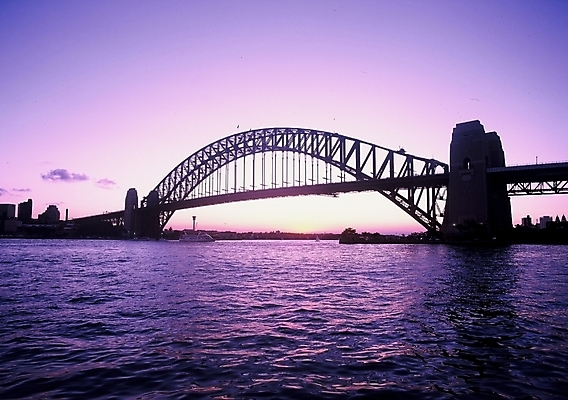 포토 JPG 해외 시설물 현대건축 건축 바다 교통시설 하늘 사람없음 야외 야간 시드니 하버브리지 가교 국내포토 자연요소 건축물 교통 다리_건축물 호주 시설 파일형식