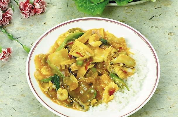 포토 JPG 스튜디오촬영 음식 밥 사람없음 중식 해물덮밥 해산물덮밥 국내포토 실내 덮밥 파일형식