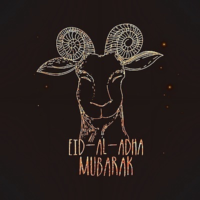 EPS 해외이미지 전통 배너 포스터 종교 문화 얼굴 백그라운드 일러스트 휴가 염소 빛 축하 황금 이슬람교 라인아트 기회 광 아랍어 해외202004 해외일러스트 선 컨셉 포유류 신체부위 파일형식 벡터