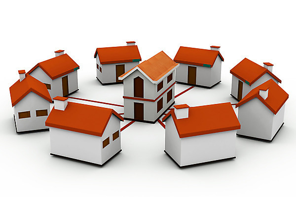 포토 JPG 해외이미지 컨셉 비즈니스 커뮤니케이션 부동산 주택 아이디어 사람없음 건물 3D 흰색 연결 해외202004 해외포토 건축물 컬러 재산 디지털합성 파일형식