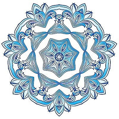 EPS 해외이미지 모양 디자인 실루엣 백그라운드 겨울 꽃무늬 패턴 일러스트 추상 사람없음 그래픽 장식 파란색 흰색 축하 원형 눈송이 화려 눈꽃무늬 스타일 해외202004 해외일러스트 도형 계절 꽃 컬러 컨셉 무늬 눈꽃 눈_날씨 촬영기법 파일형식 벡터