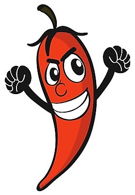 EPS 해외이미지 클립아트 행복 일러스트 고추 사람없음 빨간색 매움 음식캐릭터 해외202004 해외일러스트 일러캐릭터 캐릭터 감정 음식 컬러 채소 맛 파일형식 벡터