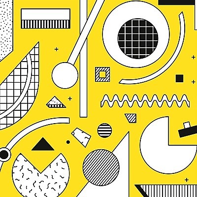 EPS 해외이미지 무료이미지 디자인 백그라운드 패턴 일러스트 추상 미술 사람없음 그래픽 노란색 멤피스디자인 해외202004 해외일러스트 컬러 무늬 문화예술 파일형식 벡터