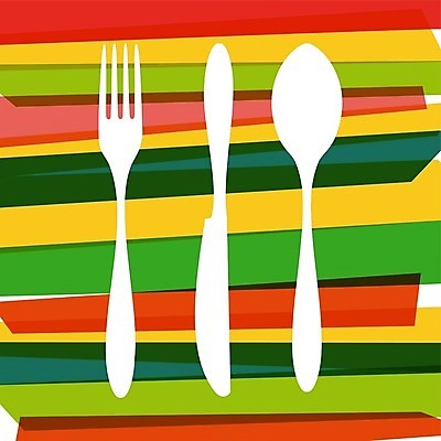EPS 해외이미지 포크 일러스트 사람없음 숟가락 줄무늬 나이프 맛있는 해외202004 해외일러스트 식기 무늬 수저 칼 파일형식 벡터
