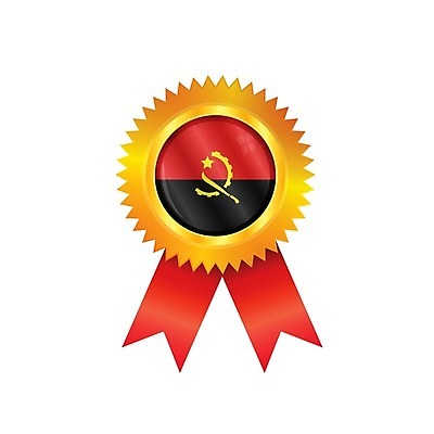 EPS 해외이미지 배너 리본 일러스트 아프리카 성공 사람없음 빨간색 세계 라벨 검은색 경쟁 깃발 상패 트로피 메달 심볼 배지 광택 앙골라 해외202004 해외일러스트 나라 컬러 컨셉 프레임 상_우승 상_상패 파일형식 벡터