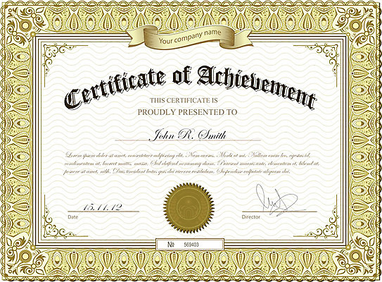 EPS 해외이미지 무료이미지 일러스트 프레임 사람없음 금색 증명서 스타일 상장프레임 해외202004 해외일러스트 컬러 상패 파일형식 벡터 무료콘텐츠