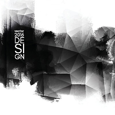 EPS 해외이미지 백그라운드 일러스트 수묵화 미술 타이포그라피 사람없음 검은색 먹 번짐 국경 해외202004 해외일러스트 문자 컬러 서예 문화예술 파일형식 벡터 효과