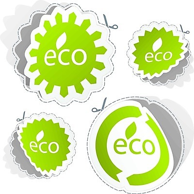 EPS 해외이미지 무료이미지 점선 스티커 일러스트 사람없음 초록색 재활용 자르기 에코 친환경 해외202004 해외일러스트 선 컬러 모션 환경 파일형식 벡터