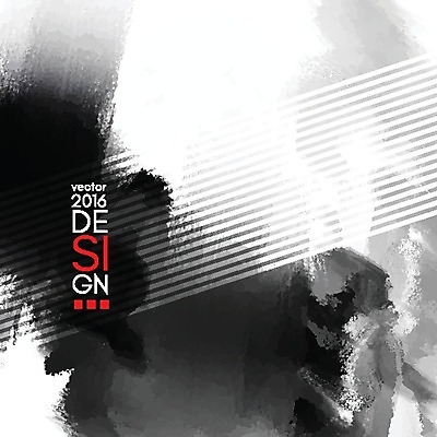 EPS 해외이미지 백그라운드 일러스트 수묵화 미술 타이포그라피 사람없음 검은색 먹 번짐 국경 해외202004 해외일러스트 문자 컬러 서예 문화예술 파일형식 벡터 효과