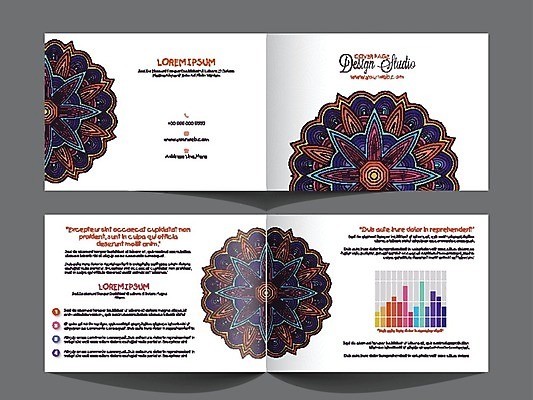 EPS 해외이미지 템플릿 포스터 리플렛 비즈니스 추상 팜플렛 사람없음 컬러풀 정보 잡지 마케팅 해외202004 컬러 무늬 간행물 파일형식 벡터