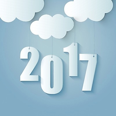 EPS 해외이미지 구름 배너 포스터 백그라운드 일러스트 텍스트 휴가 이벤트 숫자 파티 3D 축제 축하 초대 광택 해피뉴이어 1월 2017년 해외202004 해외일러스트 자연요소 문자 컨셉 새해인사 날짜 연도 디지털합성 파일형식 벡터