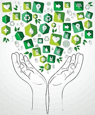 EPS 해외이미지 나무 무료이미지 손 화살표 일러스트 전구 신체부위 초록색 자연보호 재활용 물방울 풍력에너지 에코 친환경 해외202004 재활용표시 해외일러스트 식물 컬러 자연 표시 사람 환경 그린에너지 보호 파일형식 벡터