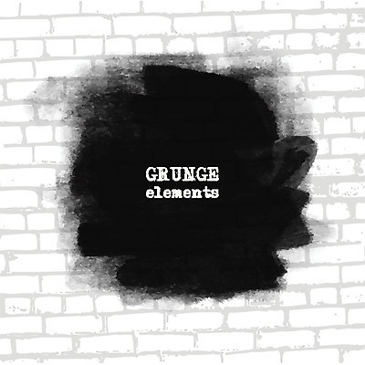 EPS 해외이미지 디자인 벽 일러스트 붓터치 벽돌 사람없음 검은색 방울 질감 그런지 국경 해외202004 해외일러스트 컬러 장식 파일형식 벡터