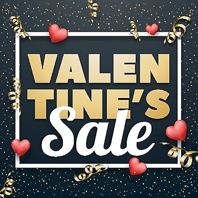 EPS 해외이미지 일러스트 발렌타인데이 사랑 타이포그라피 사람없음 쇼핑 세일 검은색 하트 해외202004 해외일러스트 모양 문자 감정 컬러 데이이벤트 파일형식 벡터