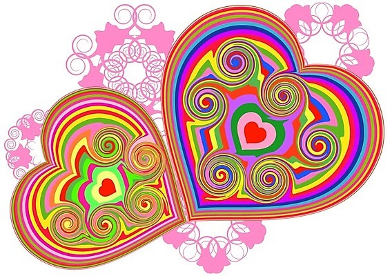 EPS 해외이미지 일러스트 휴가 발렌타인데이 사랑 빨간색 낭만 하트 마음 해외202004 해외일러스트 모양 감정 컬러 컨셉 데이이벤트 파일형식 벡터