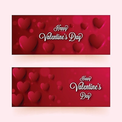 EPS 해외이미지 행복 일러스트 발렌타인데이 사랑 사람없음 빨간색 세트 낭만 하트 축하 해외202004 해외일러스트 모양 감정 컬러 컨셉 데이이벤트 파일형식 벡터