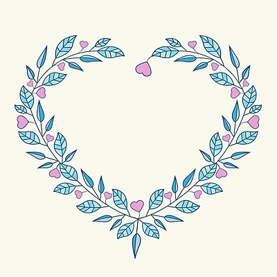 EPS 해외이미지 디자인 꽃 백그라운드 잎 꽃무늬 일러스트 프레임 사랑 사람없음 그래픽 장식 낭만 하트 축하 화려 우아함 사인 그림 복고 초대 엘리먼트 국경 해외202004 해외일러스트 모양 식물 감정 컨셉 무늬 파일형식 벡터