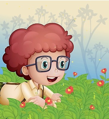 EPS 해외이미지 클립아트 식물 남자 꽃 행복 안경 어린이 과학 잎 일러스트 자연 풍경 소년 그래픽 빨간색 초록색 머리 환경 정원 입 만화 그림 코 귀 장면 생강 빨간머리 기어가기 해외202004 해외일러스트 헤어스타일 잡화 감정 컬러 채소 모션 사람 신체부위 생태계 파일형식 벡터