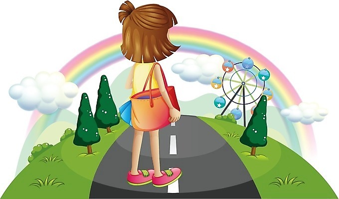 EPS 해외이미지 나무 식물 구름 여자 도로 길 어린이 여행 무지개 곡선 가방 일러스트 자동차 거리 사람 야외 그래픽 초록색 소나무 바퀴 잡초 오솔길 만화 언덕 그림 회전 좁은 굴곡 루트 방법 해외202004 해외일러스트 자연요소 잡화 선 육상교통 컬러 교통시설 파일형식 벡터