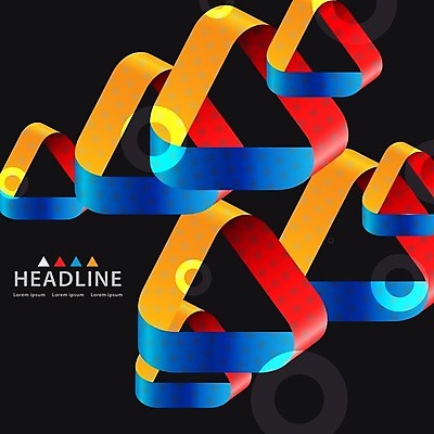 EPS 해외이미지 무료이미지 디자인 포스터 백그라운드 일러스트 추상 사람없음 컬러풀 삼각형 해외202004 해외일러스트 도형 컬러 무늬 파일형식 벡터 무료콘텐츠