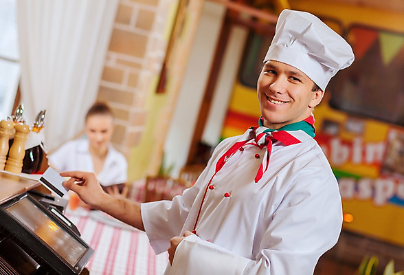 포토 JPG 해외이미지 백인 라이프스타일 남자 행복 비즈니스 손가락 실내 사람 앉기 성인 두명 30대 식당 카페 흰색 구매 상인 웨이터 고객 서비스 전자 해외202004 해외포토 서양인 직업 손 감정 컬러 모션 내부 생활 장년 쇼핑 상점 파일형식