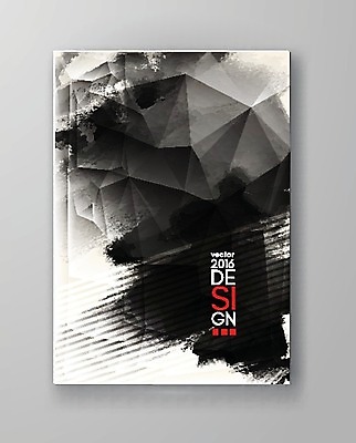 EPS 해외이미지 포스터 백그라운드 일러스트 수묵화 미술 타이포그라피 사람없음 검은색 먹 번짐 국경 해외202004 해외일러스트 문자 컬러 서예 문화예술 파일형식 벡터 효과