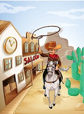 EPS 해외이미지 식물 동물 구름 모자 남자 밧줄 시계 일러스트 비즈니스 하늘 멕시코 선인장 사람 소년 건물 목재 그래픽 초록색 파란색 마을 바위 흰색 바 가시 승마 카우보이 승차 클럽 시설 그림 이웃 로데오 해외202004 해외일러스트 자연요소 나무 건축물 잡화 어린이 줄 스포츠 컬러 북아메리카 재료 모션 돌_바위 파일형식 벡터