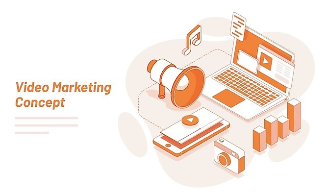 EPS 해외이미지 무료이미지 산업 음표 일러스트 그래프 아이디어 사람없음 노트북 스마트폰 카메라 주황색 확성기 플랫 동영상 아이소메트릭 동영상창 마케팅 영상물 영상산업 해외202004 해외일러스트 기호 음악 컬러 컨셉 전자제품 핸드폰 스마트기기 파일형식 벡터