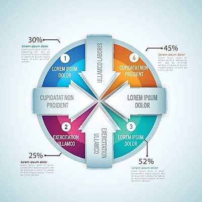 EPS 해외이미지 무료이미지 일러스트 그래프 사람없음 자료 인포그래픽 원형 엘리먼트 해외202004 해외일러스트 도형 파일형식 벡터